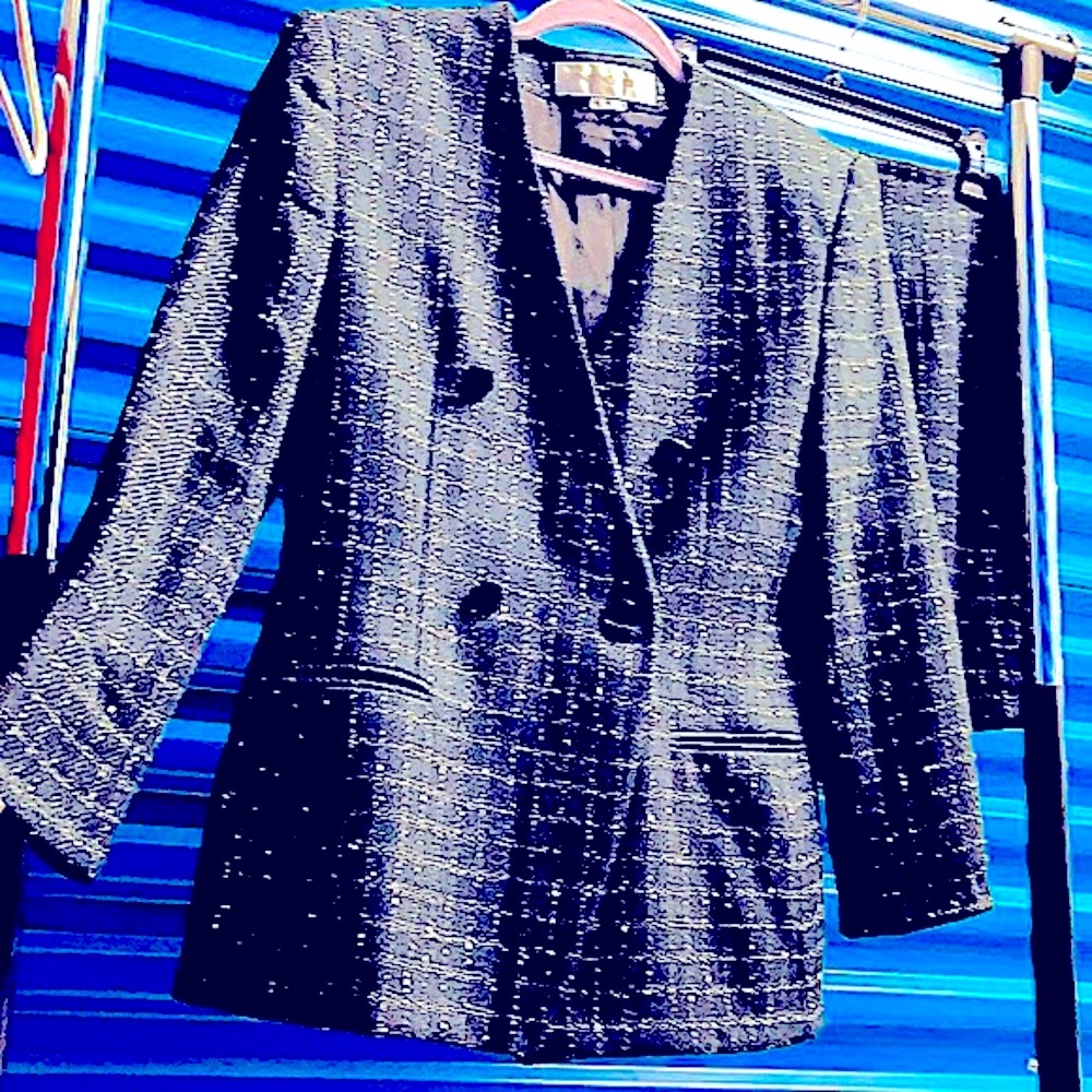 Jones NY Tweed Blazer w/ Jewel Buttons 🖤 Locate My Matching Skirt 🖤